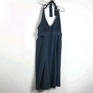 Athleta Pack Everywhere Black Halter Dress